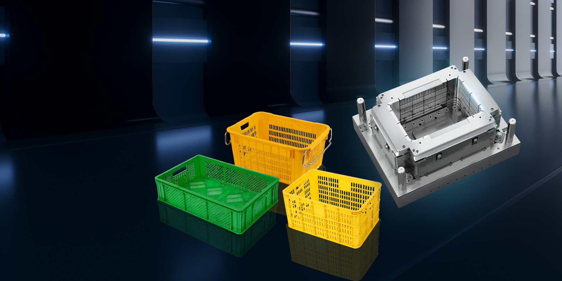 Transformación de la agricultura con moldes de cajas de acabado de plástico