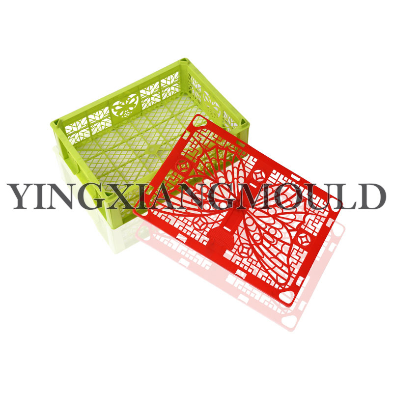 Cesta de frutas con forma de mariposa