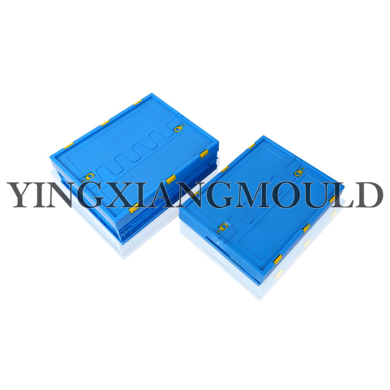 Cesta plegable rectangular de plástico