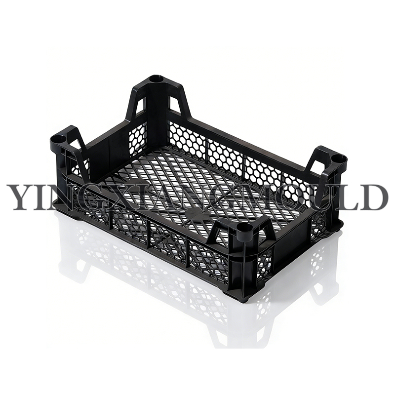 Cesta apilable para voltear frutas de varias formas Cesta apilable para voltear frutas de varias formas