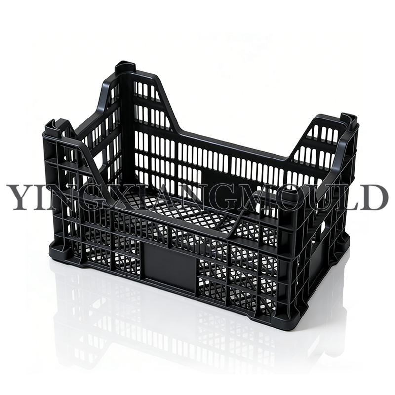 Cesta apilable para voltear frutas de varias formas Cesta apilable para voltear frutas de varias formas