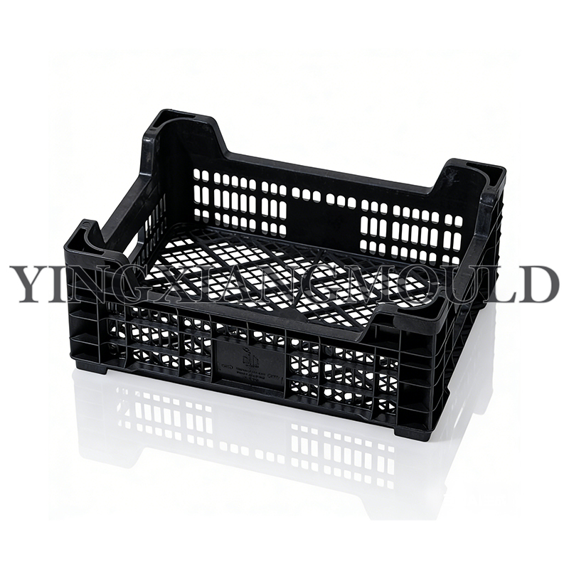 Cesta apilable para voltear frutas de varias formas Cesta apilable para voltear frutas de varias formas