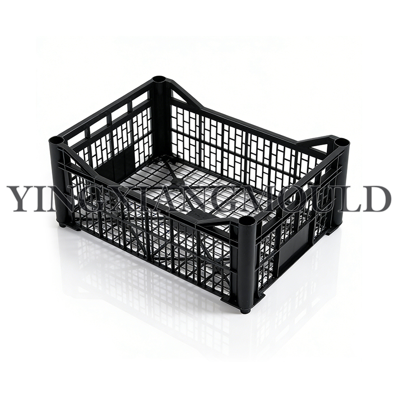 Cesta apilable para voltear frutas de varias formas Cesta apilable para voltear frutas de varias formas