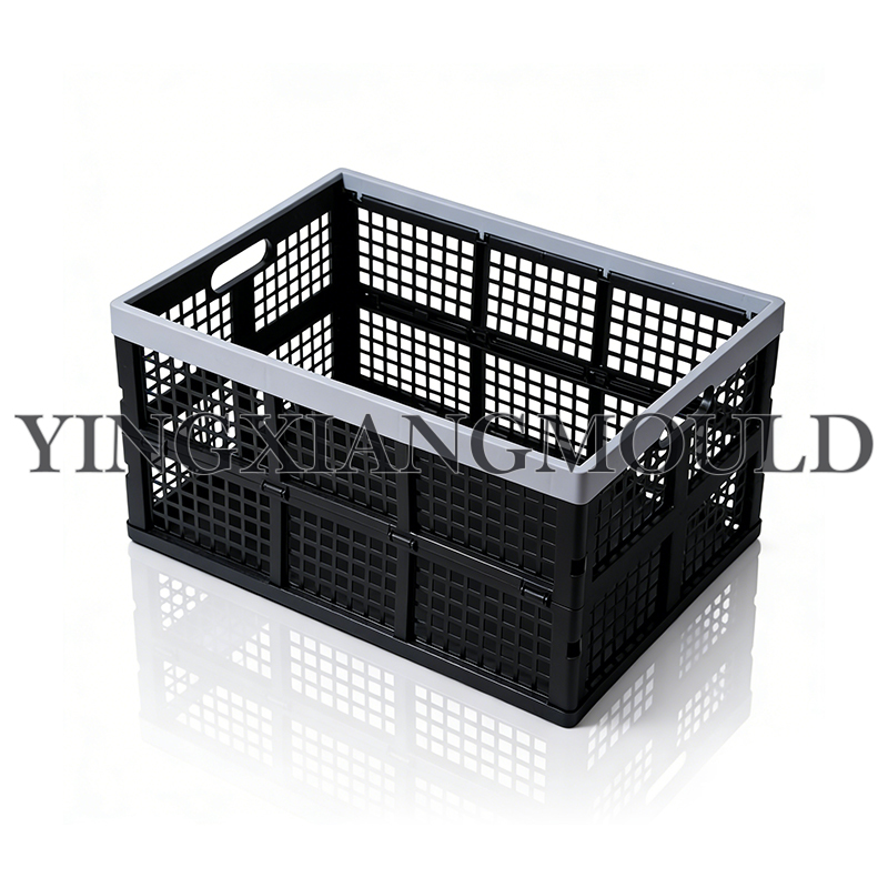 Caja plegable ahuecada con orificio equipado y asa lateral