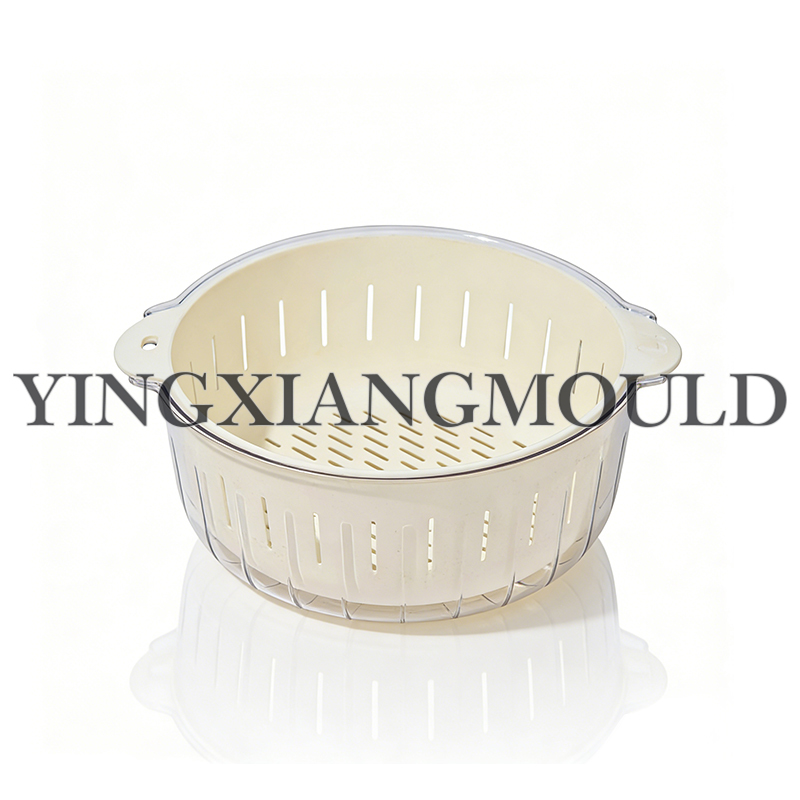 Cesta de drenaje de doble capa con asas