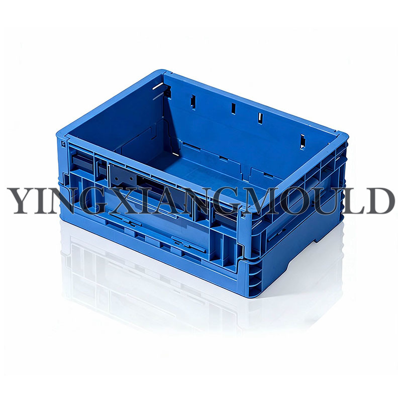 Caja plegable con pestillos
