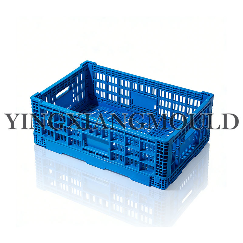 Caja de transporte plegable rectangular
