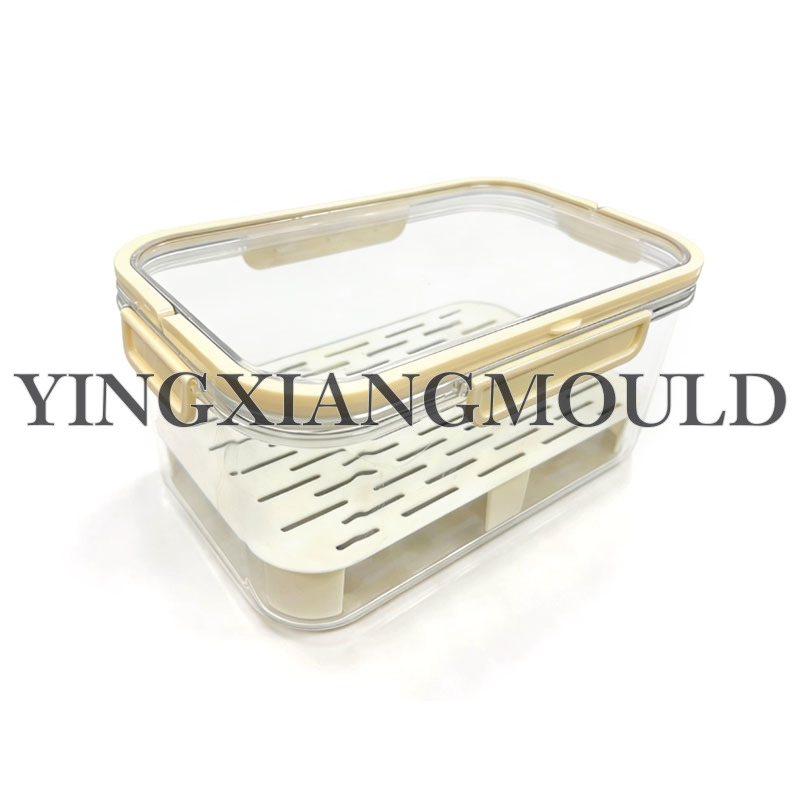 Contenedor de comida para refrigerador de doble capa