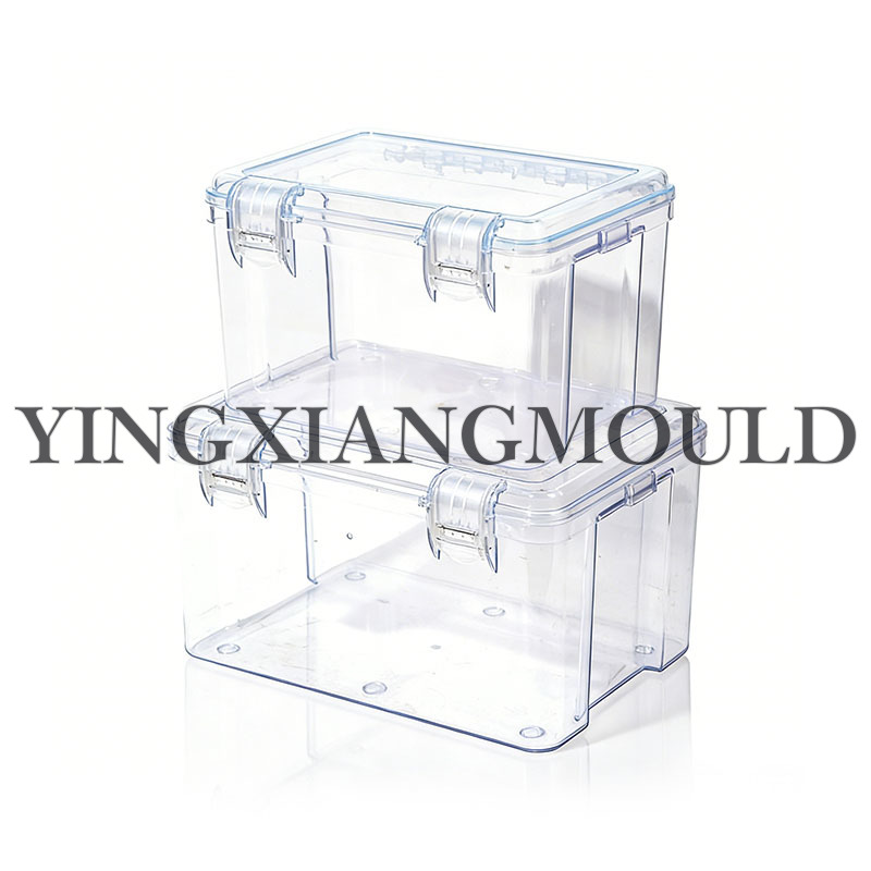 Caja de almacenamiento transparente cuadrada